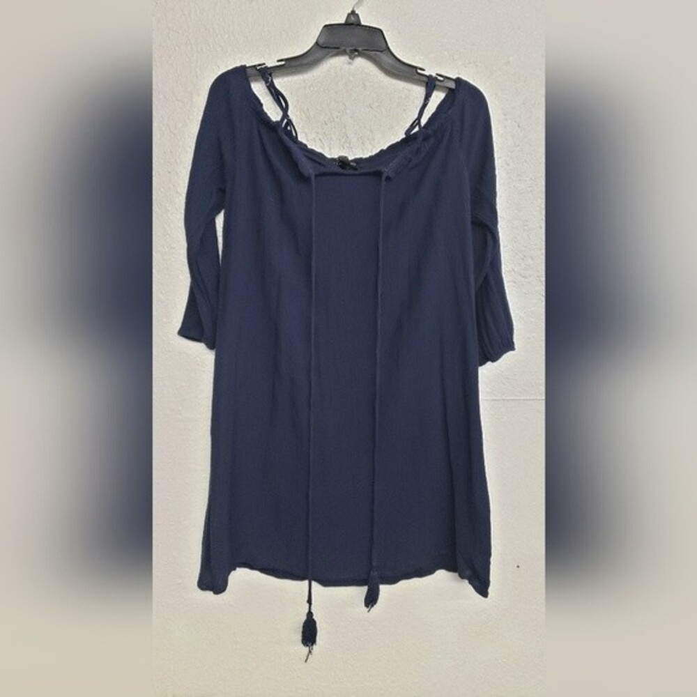 Cloth & People Cold Shoulder Peasant Style Dress Size PXL